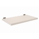 Regalboden für Trägerstange 62 x 35 cm, cremefarben