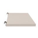 Regalboden für Trägerstange 62 x 35 cm, cremefarben
