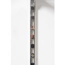 Wandschiene exklusiv 120 cm mit H-Lochung, chrom