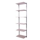 Rückwandsystem Bari Anbauelement 0,63 m Set 2, Achsmaß 62,5 cm, 50 cm tief
