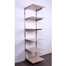 Rückwandsystem Bari Anbauelement 0,63 m Set 3, Achsmaß 62,5 cm, 70 cm tief