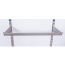 Wandregal H: 240 cm B: 1,30 cm,  Einhängeboden, Korb, Konfektionsrahmen