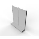 Wall shelf Tego 240x200 cm (HxW), perforated sheet metal...