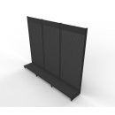 Wall shelf Tego 240x300 cm (HxW), perforated sheet metal...