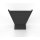 Wall shelf 300x100 cm (HxW), perforated sheet metal rear panel, anthracite