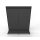 Wall shelf Tego 300x200 cm (HxW), perforated sheet metal rear panel, anthracite