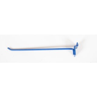 Drahtabh&auml;nger 25 cm gerade f&uuml;r Paneelwand, Farbe: blau