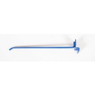 Drahtabh&auml;nger 25 cm gerade f&uuml;r Paneelwand, Farbe: blau