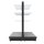 Mid-level gondola 145x200 cm (HxW), perforated back panel + 120 hooks, gray