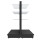 Mid-level gondola 145x200 cm (HxW), perforated back panel + 120 hooks, anthracite