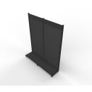 Wall shelf 290x200 cm (HxW), perforated sheet metal rear...