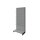 Wall shelf 280x100 cm (HxW), perforated sheet metal rear panel, grey