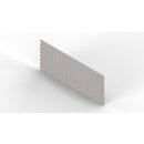 Rückwand Rundloch 100x30 cm (BxH), weiß RAL9016