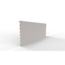 Rückwand Rundloch 100x30 cm (BxH), weiß RAL9016