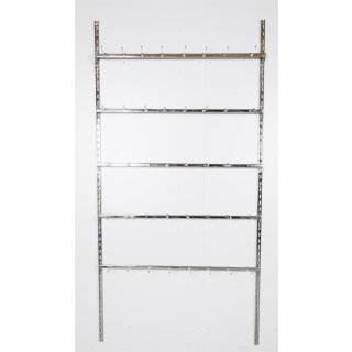 Rückwandsystem  1,27 m (mit Drahtabhängern 23 cm)